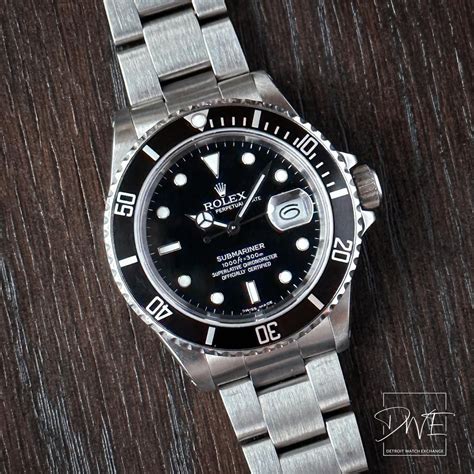 1989 rolex submariner 16610.